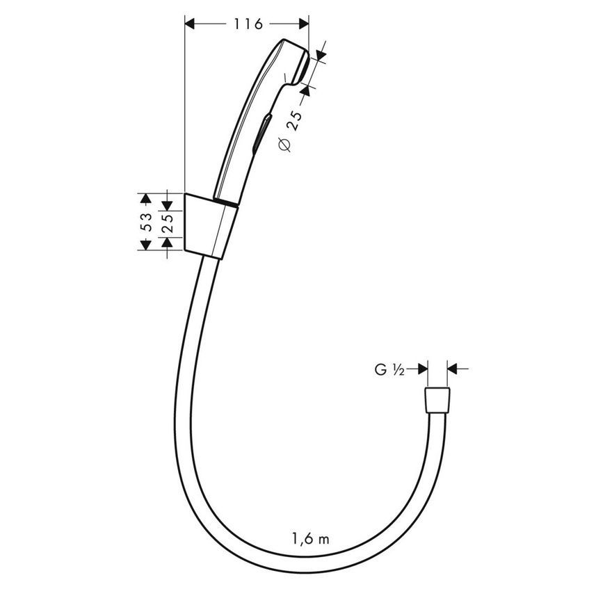 Гігієнічний душ 32128000 Hansgrohe Hansgrohe Гігієнічний душ 32128000 13092 фото | La Dushe | Салон меблів і сантехнікаи Ля Душе | Портал для професіоналів | Дизайн інтер'єрів | Персональний сервіс| Професійна консульація | Дизайн проект | Імпорт з Єверопи