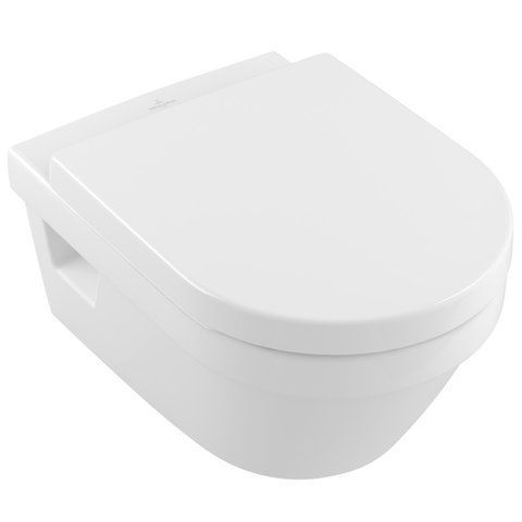 Унітаз підвісний Villeroy & Boch Architectura 4687HR01, Directflush із кришкою Soft Closing, укорочений, білий 53311 фото | La Dushe | Салон меблів і сантехнікаи Ля Душе | Портал для професіоналів | Дизайн інтер'єрів | Персональний сервіс| Професійна консульація | Дизайн проект | Імпорт з Єверопи