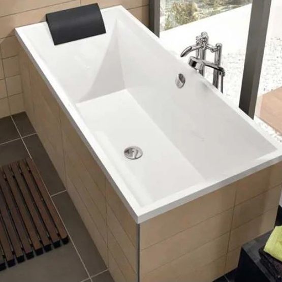 Ванна кварилова Villeroy & Boch Squaro UBQ180SQR2V-01, 180x80, білий 7233 фото | La Dushe | Салон меблів і сантехнікаи Ля Душе | Портал для професіоналів | Дизайн інтер'єрів | Персональний сервіс| Професійна консульація | Дизайн проект | Імпорт з Єверопи