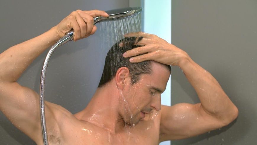 Ручний душ Hansgrohe Raindance Select 28588400, хром з білим 43187 фото | La Dushe | Салон меблів і сантехнікаи Ля Душе | Портал для професіоналів | Дизайн інтер'єрів | Персональний сервіс| Професійна консульація | Дизайн проект | Імпорт з Єверопи