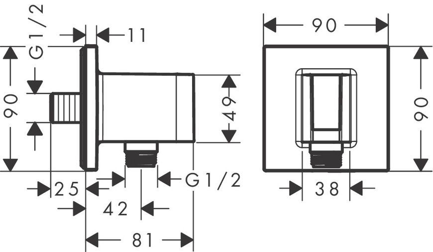 Porter-набір Axor Shower Solutions 36734000, квадратний 63161 фото | La Dushe | Салон меблів і сантехнікаи Ля Душе | Портал для професіоналів | Дизайн інтер'єрів | Персональний сервіс| Професійна консульація | Дизайн проект | Імпорт з Єверопи