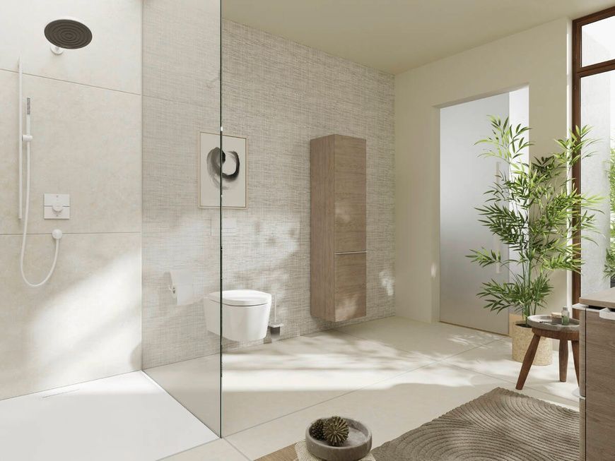 Смеситель скрытого монтажа по термостату Hansgrohe Shower Select Comfort Q 15583700, белый матовый 94639 фото | La Dushe | Салон мебели и сантехники Ля Душе | Портал для профессионалов | Дизайн интерьеров | Персональный сервис | Профессиональная консульция |  Дизайн проект | Импорт из Еверопы