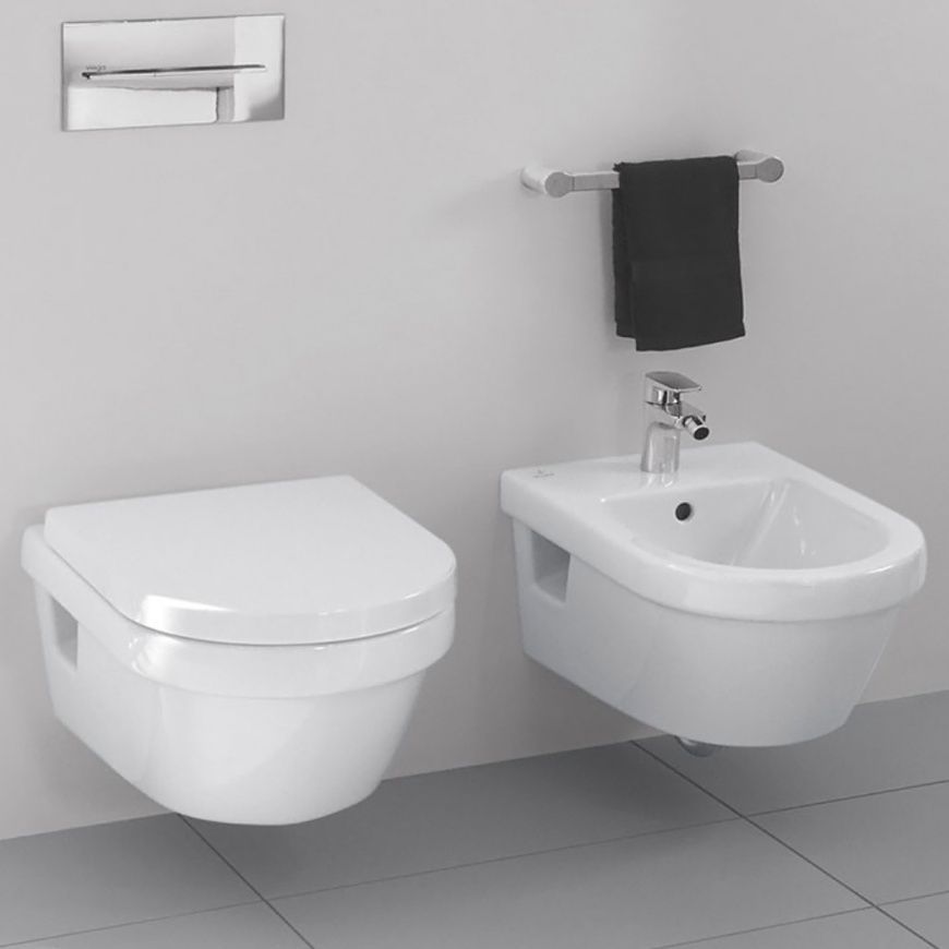 Унітаз підвісний Villeroy & Boch Architectura 4687HR01, Directflush із кришкою Soft Closing, укорочений, білий 53311 фото | La Dushe | Салон меблів і сантехнікаи Ля Душе | Портал для професіоналів | Дизайн інтер'єрів | Персональний сервіс| Професійна консульація | Дизайн проект | Імпорт з Єверопи