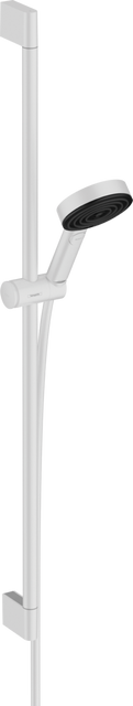 Душевой набор со штангой Hansgrohe Pulsify Select S 24170700, белый 82694 фото | La Dushe | Салон мебели и сантехники Ля Душе | Портал для профессионалов | Дизайн интерьеров | Персональный сервис | Профессиональная консульция |  Дизайн проект | Импорт из Еверопы