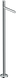 Смеситель для умывальника Axor Uno 45037000, однорычажный, напольный, с рукояткой zero, без сливного набора 800004797 фото 1 | La Dushe | Салон мебели и сантехники Ля Душе | Портал для профессионалов | Дизайн интерьеров | Персональный сервис | Профессиональная консульция |  Дизайн проект | Импорт из Еверопы