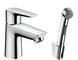 Змішувач для умивальника з гігієнічним душем Hansgrohe Talis E 71729000, хром 67798 фото 1 | La Dushe | Салон меблів і сантехнікаи Ля Душе | Портал для професіоналів | Дизайн інтер'єрів | Персональний сервіс| Професійна консульація | Дизайн проект | Імпорт з Єверопи