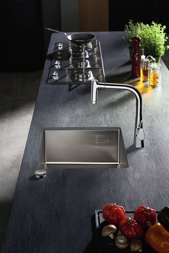 Мийка для кухні Hansgrohe S71 43305800 85613 фото | La Dushe | Салон меблів і сантехнікаи Ля Душе | Портал для професіоналів | Дизайн інтер'єрів | Персональний сервіс| Професійна консульація | Дизайн проект | Імпорт з Єверопи