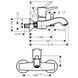 Смеситель для ванны Hansgrohe Metropol Classic 31340090, хром 55675 фото 2 | La Dushe | Салон мебели и сантехники Ля Душе | Портал для профессионалов | Дизайн интерьеров | Персональный сервис | Профессиональная консульция |  Дизайн проект | Импорт из Еверопы