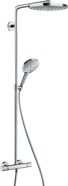 Душевая система с термостатом Hansgrohe Raindance Select 27129000 37959 фото | La Dushe | Салон мебели и сантехники Ля Душе | Портал для профессионалов | Дизайн интерьеров | Персональный сервис | Профессиональная консульция |  Дизайн проект | Импорт из Еверопы