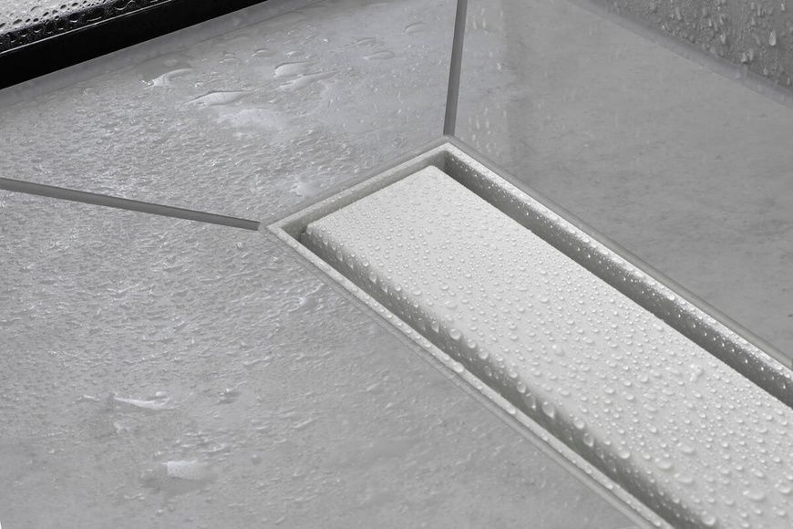 Решітка душового трапа Hansgrohe Raindrain Match 56036670, чорний матовий 800004365 фото | La Dushe | Салон меблів і сантехнікаи Ля Душе | Портал для професіоналів | Дизайн інтер'єрів | Персональний сервіс| Професійна консульація | Дизайн проект | Імпорт з Єверопи