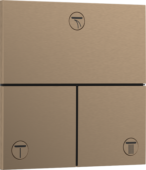 Перемикач режимів Hansgrohe Shower Select 15573140, бронза сатин 94848 фото | La Dushe | Салон меблів і сантехнікаи Ля Душе | Портал для професіоналів | Дизайн інтер'єрів | Персональний сервіс| Професійна консульація | Дизайн проект | Імпорт з Єверопи