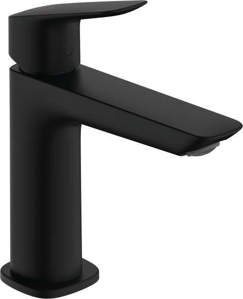 Змішувач для умивальника з донним клапаном Hansgrohe Logis 71254670, чорний матовий 800004077 фото | La Dushe | Салон меблів і сантехнікаи Ля Душе | Портал для професіоналів | Дизайн інтер'єрів | Персональний сервіс| Професійна консульація | Дизайн проект | Імпорт з Єверопи