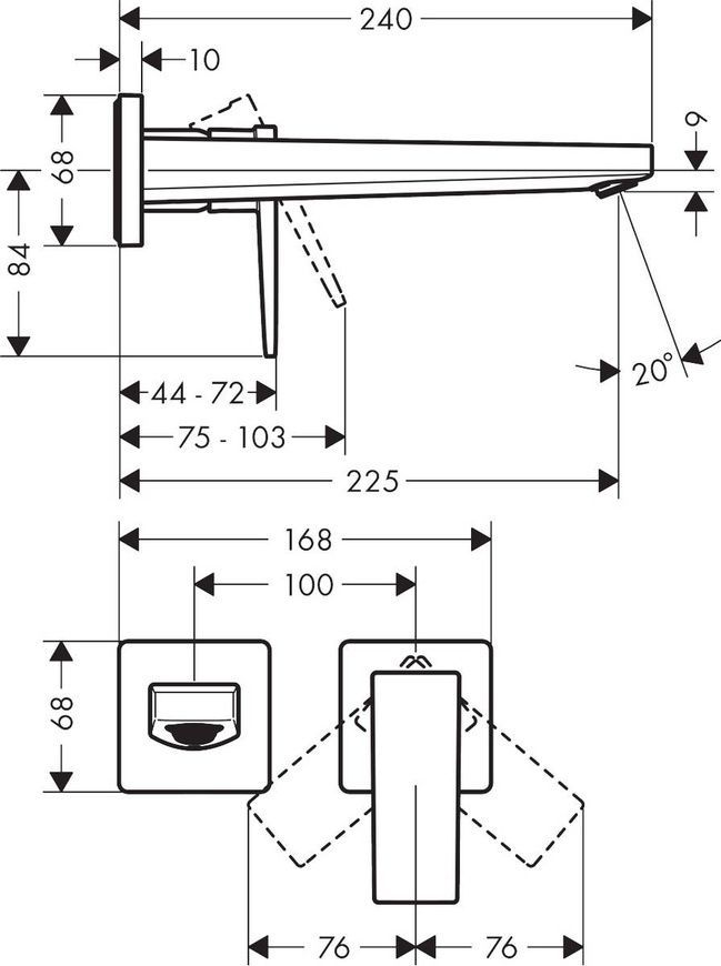 Змішувач для умивальника Hansgrohe Metropol 32526000, хром 58653 фото | La Dushe | Салон меблів і сантехнікаи Ля Душе | Портал для професіоналів | Дизайн інтер'єрів | Персональний сервіс| Професійна консульація | Дизайн проект | Імпорт з Єверопи