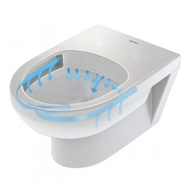 Унітаз підвісний із кришкою Duravit D-Code 45700900A1, Rimless 565x400х450 мм 76058 фото | La Dushe | Салон меблів і сантехнікаи Ля Душе | Портал для професіоналів | Дизайн інтер'єрів | Персональний сервіс| Професійна консульація | Дизайн проект | Імпорт з Єверопи