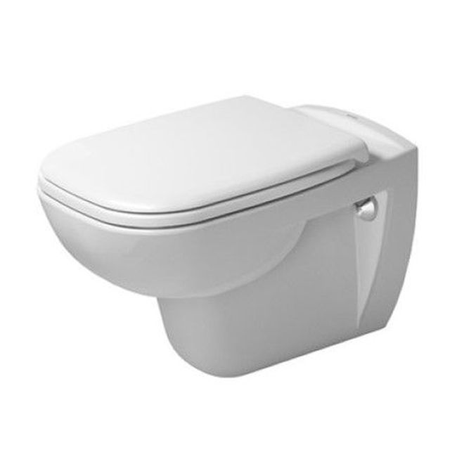 Унітаз підвісний із кришкою Duravit D-Code 45700900A1, Rimless 565x400х450 мм 76058 фото | La Dushe | Салон меблів і сантехнікаи Ля Душе | Портал для професіоналів | Дизайн інтер'єрів | Персональний сервіс| Професійна консульація | Дизайн проект | Імпорт з Єверопи