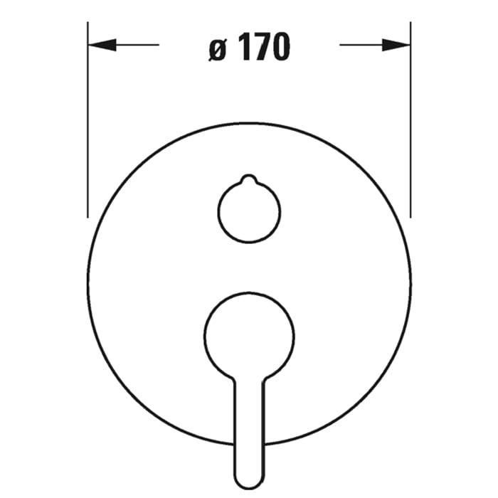 Смеситель для ванной скрытого монтажа Duravit C.1 C15210012046, черный матовый 800006138 фото | La Dushe | Салон мебели и сантехники Ля Душе | Портал для профессионалов | Дизайн интерьеров | Персональный сервис | Профессиональная консульция |  Дизайн проект | Импорт из Еверопы