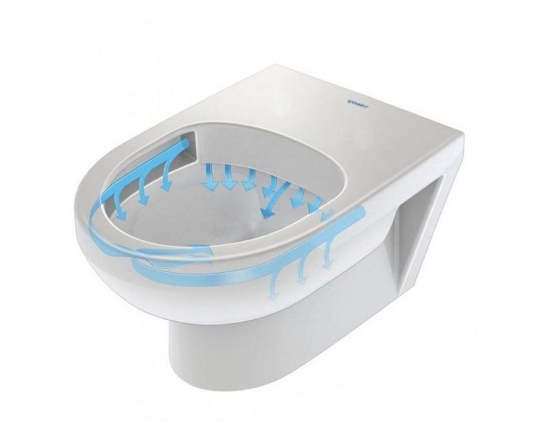 Унітаз підвісний із кришкою Duravit D-Code 45700900A1, Rimless 565x400х450 мм 76058 фото | La Dushe | Салон меблів і сантехнікаи Ля Душе | Портал для професіоналів | Дизайн інтер'єрів | Персональний сервіс| Професійна консульація | Дизайн проект | Імпорт з Єверопи
