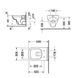 Унітаз підвісний із кришкою Duravit D-Code 45700900A1, Rimless 565x400х450 мм 76058 фото 2 | La Dushe | Салон меблів і сантехнікаи Ля Душе | Портал для професіоналів | Дизайн інтер'єрів | Персональний сервіс| Професійна консульація | Дизайн проект | Імпорт з Єверопи