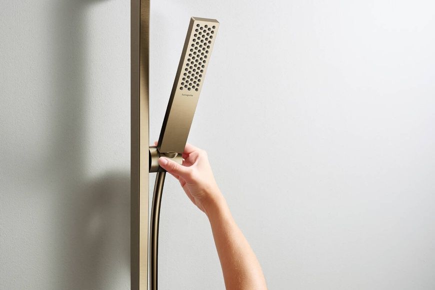 Ручний душ Hansgrohe Pulsify E 24321140, бронза сатин 93137 фото | La Dushe | Салон меблів і сантехнікаи Ля Душе | Портал для професіоналів | Дизайн інтер'єрів | Персональний сервіс| Професійна консульація | Дизайн проект | Імпорт з Єверопи