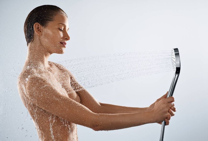 Ручний душ Hansgrohe Croma Select 26814400, хром з білим 46096 фото | La Dushe | Салон меблів і сантехнікаи Ля Душе | Портал для професіоналів | Дизайн інтер'єрів | Персональний сервіс| Професійна консульація | Дизайн проект | Імпорт з Єверопи