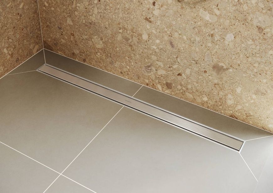 Душовий трап Hansgrohe Raindrain Original 56200800, 1000 мм 93506 фото | La Dushe | Салон меблів і сантехнікаи Ля Душе | Портал для професіоналів | Дизайн інтер'єрів | Персональний сервіс| Професійна консульація | Дизайн проект | Імпорт з Єверопи