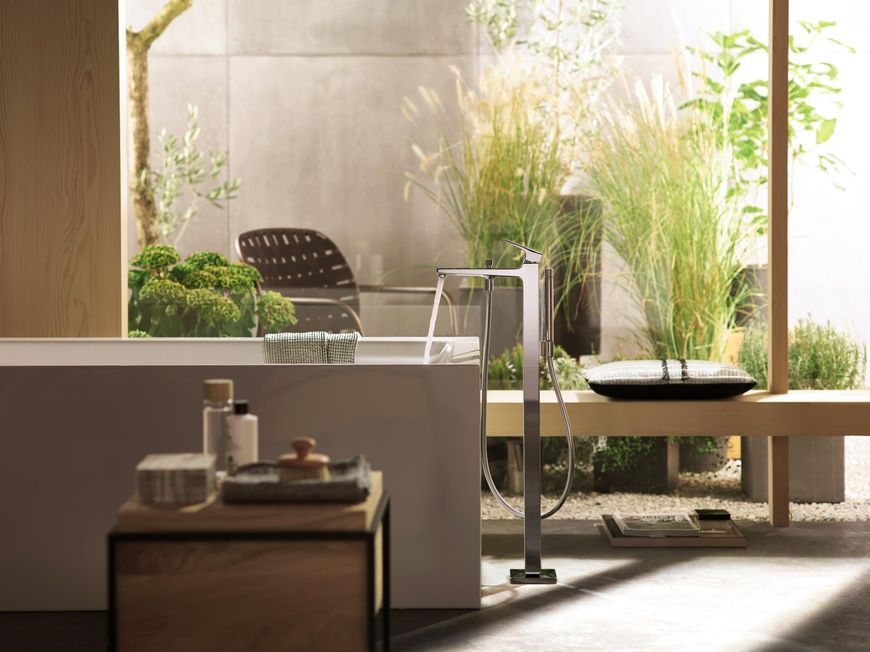 Смеситель для ванны Hansgrohe Metropol 32532990, золото глянец 75984 фото | La Dushe | Салон мебели и сантехники Ля Душе | Портал для профессионалов | Дизайн интерьеров | Персональный сервис | Профессиональная консульция |  Дизайн проект | Импорт из Еверопы
