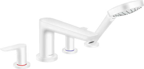 Смеситель для ванны на 4 отверстия Hansgrohe Talis E 71748700, белый матовый 72491 фото | La Dushe | Салон мебели и сантехники Ля Душе | Портал для профессионалов | Дизайн интерьеров | Персональный сервис | Профессиональная консульция |  Дизайн проект | Импорт из Еверопы