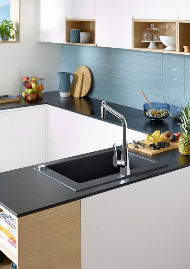 Змішувач для кухонної мийки Hansgrohe Metris Select M71 73806000 62752 фото | La Dushe | Салон меблів і сантехнікаи Ля Душе | Портал для професіоналів | Дизайн інтер'єрів | Персональний сервіс| Професійна консульація | Дизайн проект | Імпорт з Єверопи