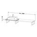 Столешница Duravit L-Cube LC100C07171, 900x480х45 мм, древесина 800006191 фото 2 | La Dushe | Салон мебели и сантехники Ля Душе | Портал для профессионалов | Дизайн интерьеров | Персональный сервис | Профессиональная консульция |  Дизайн проект | Импорт из Еверопы