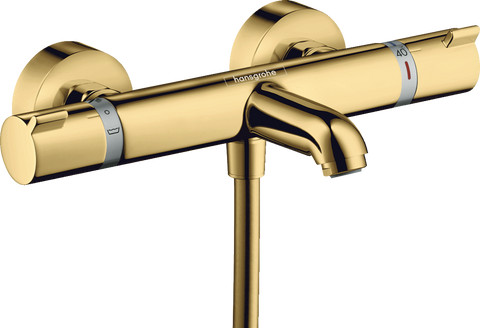 Смеситель с термостатом для ванны Hansgrohe Ecostat 13114990, золото глянец 73961 фото | La Dushe | Салон мебели и сантехники Ля Душе | Портал для профессионалов | Дизайн интерьеров | Персональный сервис | Профессиональная консульция |  Дизайн проект | Импорт из Еверопы