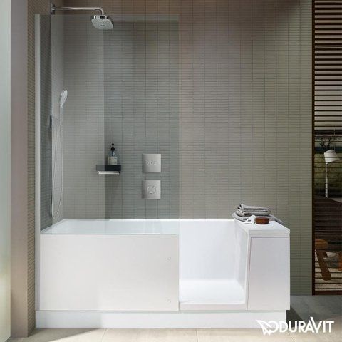 Ванна кам'яна Duravit Shower + Bath 700403000000000, 170х75 800005913 фото | La Dushe | Салон меблів і сантехнікаи Ля Душе | Портал для професіоналів | Дизайн інтер'єрів | Персональний сервіс| Професійна консульація | Дизайн проект | Імпорт з Єверопи