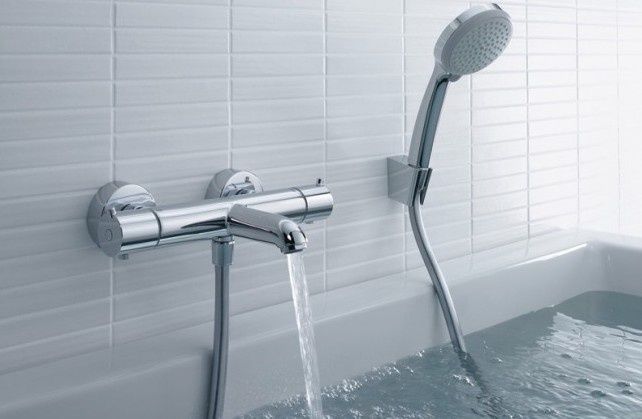 Змішувач із термостатом для ванни Hansgrohe Ecostat 13201000 56524 фото | La Dushe | Салон меблів і сантехнікаи Ля Душе | Портал для професіоналів | Дизайн інтер'єрів | Персональний сервіс| Професійна консульація | Дизайн проект | Імпорт з Єверопи