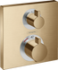 Термостат для душу Hansgrohe Ecostat 15714140, бронза сатин 71313 фото 1 | La Dushe | Салон меблів і сантехнікаи Ля Душе | Портал для професіоналів | Дизайн інтер'єрів | Персональний сервіс| Професійна консульація | Дизайн проект | Імпорт з Єверопи