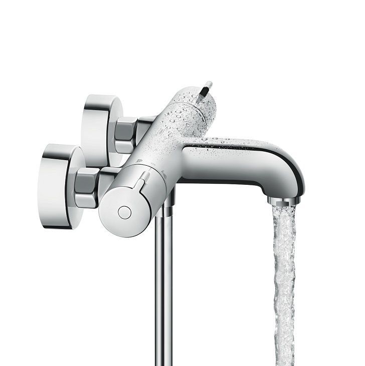 Змішувач із термостатом для ванни Hansgrohe Ecostat 13201000 56524 фото | La Dushe | Салон меблів і сантехнікаи Ля Душе | Портал для професіоналів | Дизайн інтер'єрів | Персональний сервіс| Професійна консульація | Дизайн проект | Імпорт з Єверопи