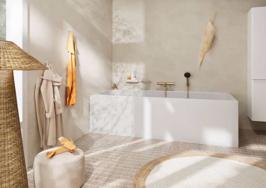 Змішувач для ванни Hansgrohe Tecturis S 73422140, бронза сатин 92497 фото | La Dushe | Салон меблів і сантехнікаи Ля Душе | Портал для професіоналів | Дизайн інтер'єрів | Персональний сервіс| Професійна консульація | Дизайн проект | Імпорт з Єверопи