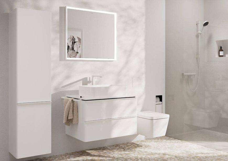 Смеситель для умывальника Hansgrohe Tecturis E 73072700, белый матовый 800004003 фото | La Dushe | Салон мебели и сантехники Ля Душе | Портал для профессионалов | Дизайн интерьеров | Персональный сервис | Профессиональная консульция |  Дизайн проект | Импорт из Еверопы