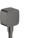 Шланговое подсоединение Hansgrohe Fixfit 26457340, черный матовый хром 88455 фото 1 | La Dushe | Салон мебели и сантехники Ля Душе | Портал для профессионалов | Дизайн интерьеров | Персональный сервис | Профессиональная консульция |  Дизайн проект | Импорт из Еверопы