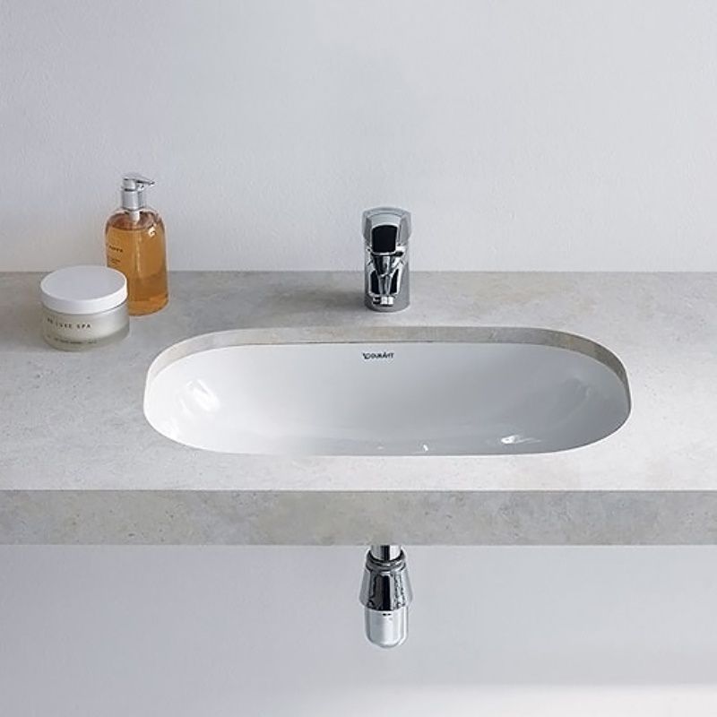 Умивальник вбудований Duravit D-Code 0338490000, 49,5х29 800005940 фото | La Dushe | Салон меблів і сантехнікаи Ля Душе | Портал для професіоналів | Дизайн інтер'єрів | Персональний сервіс| Професійна консульація | Дизайн проект | Імпорт з Єверопи