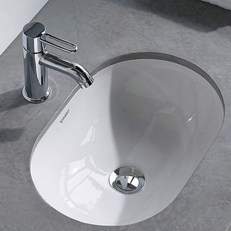 Умивальник вбудований Duravit D-Code 0338490000, 49,5х29 800005940 фото | La Dushe | Салон меблів і сантехнікаи Ля Душе | Портал для професіоналів | Дизайн інтер'єрів | Персональний сервіс| Професійна консульація | Дизайн проект | Імпорт з Єверопи