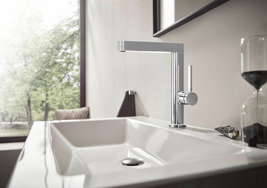 Смеситель для умывальника Hansgrohe Finoris 76060000 81393 фото | La Dushe | Салон мебели и сантехники Ля Душе | Портал для профессионалов | Дизайн интерьеров | Персональный сервис | Профессиональная консульция |  Дизайн проект | Импорт из Еверопы