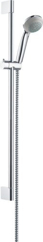 Душовий набір зі штангою Hansgrohe Crometta 27652000 37037 фото | La Dushe | Салон меблів і сантехнікаи Ля Душе | Портал для професіоналів | Дизайн інтер'єрів | Персональний сервіс| Професійна консульація | Дизайн проект | Імпорт з Єверопи