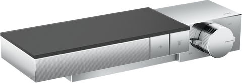 Термостат для 2 потребителей Axor Edge 46241000, комбинированного монтажа, с алмазной огранкой 800004755 фото | La Dushe | Салон мебели и сантехники Ля Душе | Портал для профессионалов | Дизайн интерьеров | Персональный сервис | Профессиональная консульция |  Дизайн проект | Импорт из Еверопы