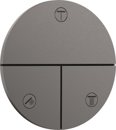 Перемикач потоків для душу Hansgrohe Showerselect Comfort S 15558340, чорний матовий хром 800004321 фото | La Dushe | Салон меблів і сантехнікаи Ля Душе | Портал для професіоналів | Дизайн інтер'єрів | Персональний сервіс| Професійна консульація | Дизайн проект | Імпорт з Єверопи