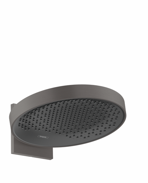 Верхний душ с настенным кронштейном Hansgrohe Rainfinity 26230340, черный матовый хром 800003681 фото | La Dushe | Салон мебели и сантехники Ля Душе | Портал для профессионалов | Дизайн интерьеров | Персональный сервис | Профессиональная консульция |  Дизайн проект | Импорт из Еверопы
