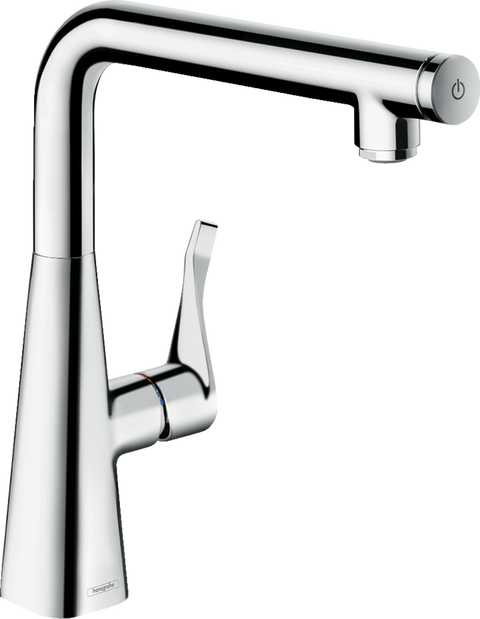 Змішувач для кухонної мийки Hansgrohe Metris Select 14847000 60565 фото | La Dushe | Салон меблів і сантехнікаи Ля Душе | Портал для професіоналів | Дизайн інтер'єрів | Персональний сервіс| Професійна консульація | Дизайн проект | Імпорт з Єверопи