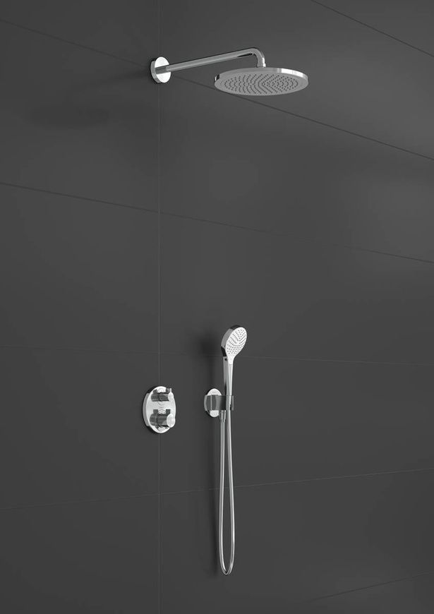 Душевая система с термостатом Hansgrohe Croma 27954000 800003731 фото | La Dushe | Салон мебели и сантехники Ля Душе | Портал для профессионалов | Дизайн интерьеров | Персональный сервис | Профессиональная консульция |  Дизайн проект | Импорт из Еверопы
