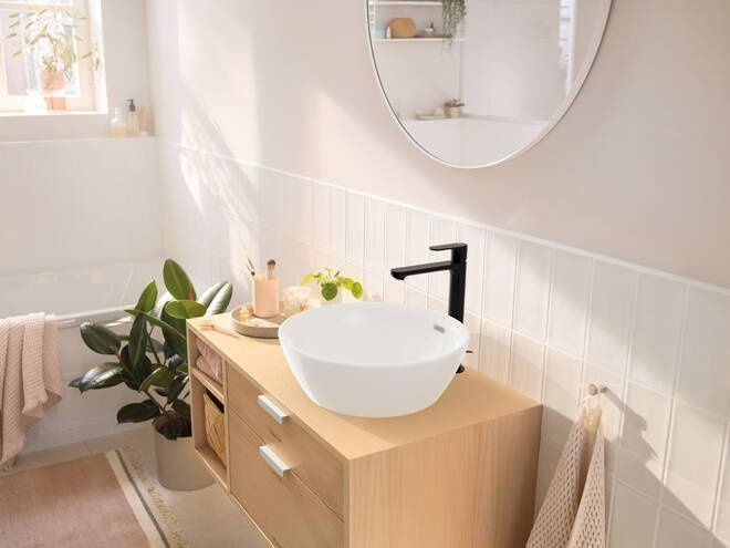 Змішувач для умивальника Hansgrohe Rebris S 72580670, чорний 88387 фото | La Dushe | Салон меблів і сантехнікаи Ля Душе | Портал для професіоналів | Дизайн інтер'єрів | Персональний сервіс| Професійна консульація | Дизайн проект | Імпорт з Єверопи