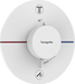 Змішувач прихованого монтажу за термостатом Hansgrohe Shower Select Comfort S 15554700, білий матовий 95140 фото 1 | La Dushe | Салон меблів і сантехнікаи Ля Душе | Портал для професіоналів | Дизайн інтер'єрів | Персональний сервіс| Професійна консульація | Дизайн проект | Імпорт з Єверопи