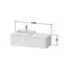 Тумбочка для подвесной консоли Duravit Happy D.2 Plus HP4942R3939, 130x55 умывальник справа 800006193 фото 2 | La Dushe | Салон мебели и сантехники Ля Душе | Портал для профессионалов | Дизайн интерьеров | Персональный сервис | Профессиональная консульция |  Дизайн проект | Импорт из Еверопы