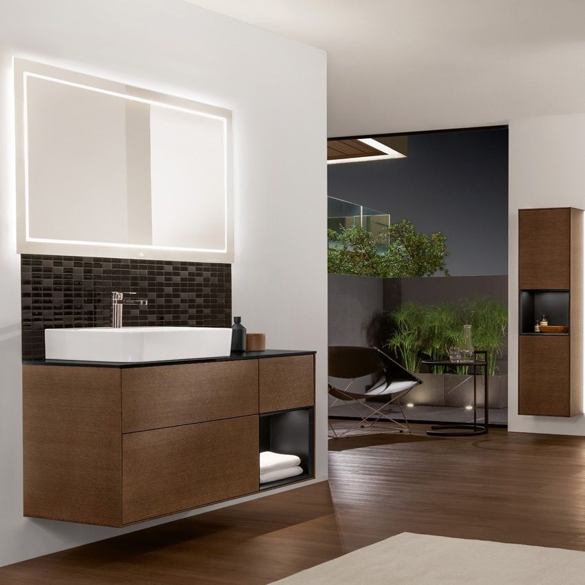 Тумба под раковину Villeroy & Boch Finion G421HFPD, черный 800005639 фото | La Dushe | Салон мебели и сантехники Ля Душе | Портал для профессионалов | Дизайн интерьеров | Персональный сервис | Профессиональная консульция |  Дизайн проект | Импорт из Еверопы